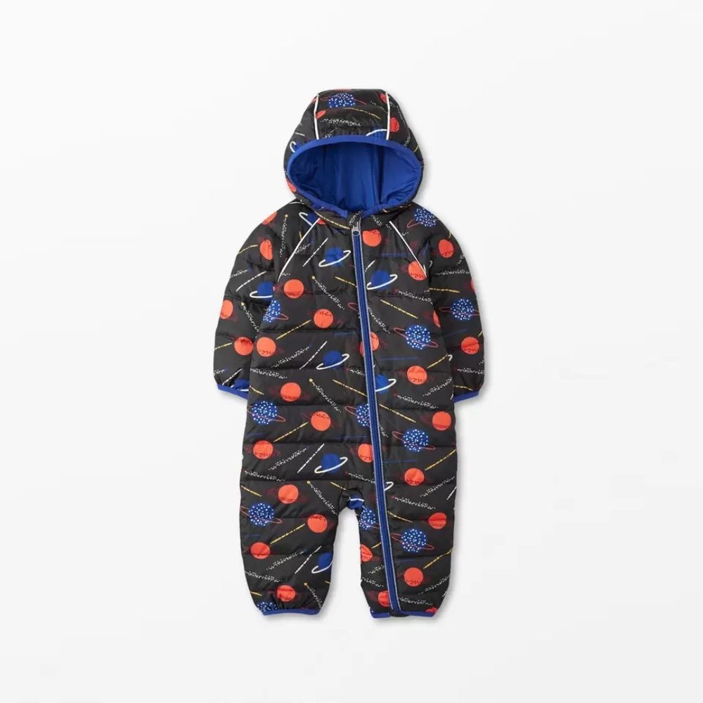 BNWT Hanna Andersson Baby Print Insulated Snowsuit - Cosmos